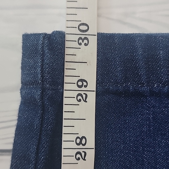 Dockers Pleated Khakis Soft Cotton - Blue  Straight Leg Womens Size Waist 38" - Picture 13 of 13